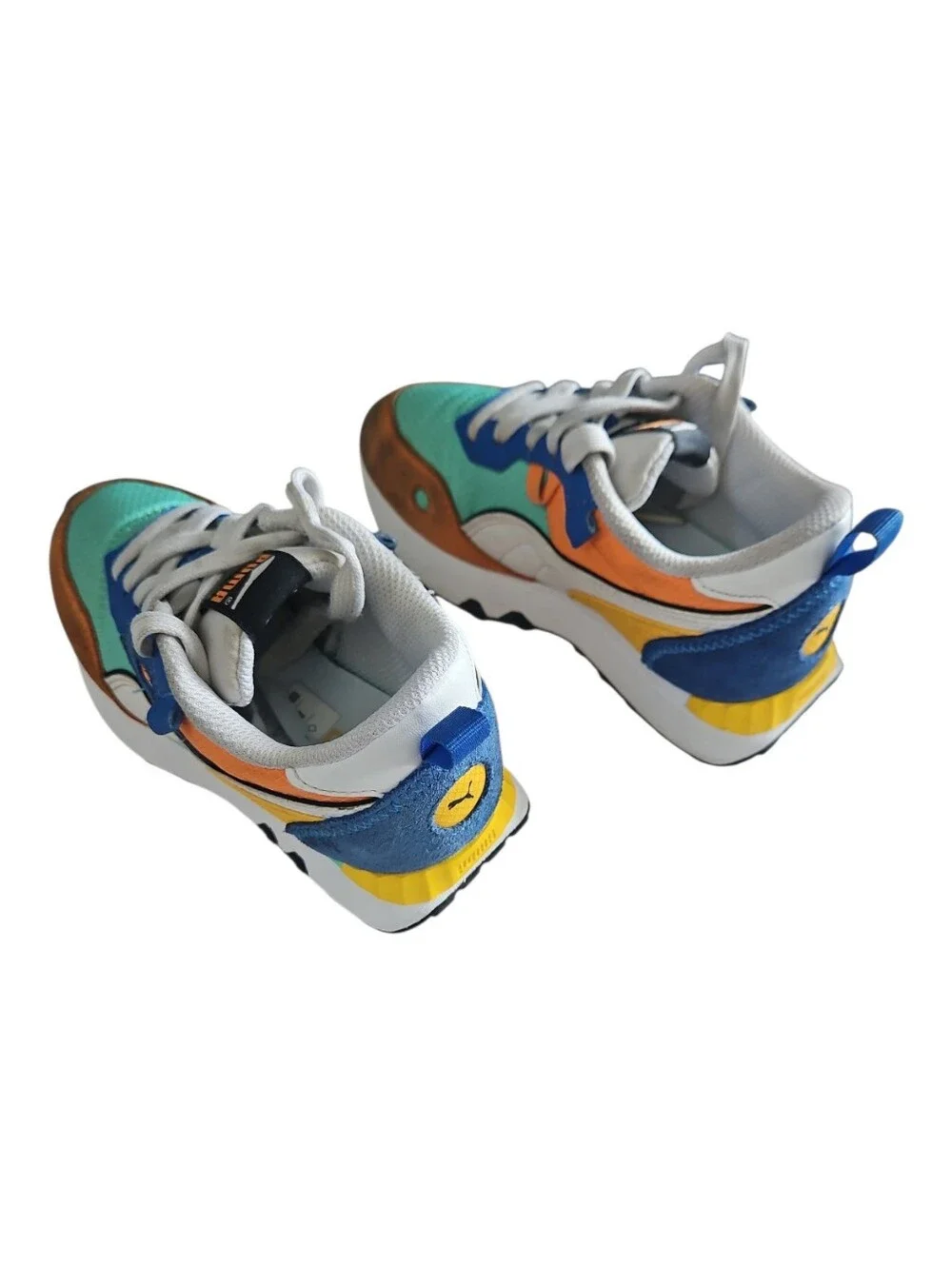 Puma Rider FV Sneakers. Suede Material, Multi Color Boys 13C
